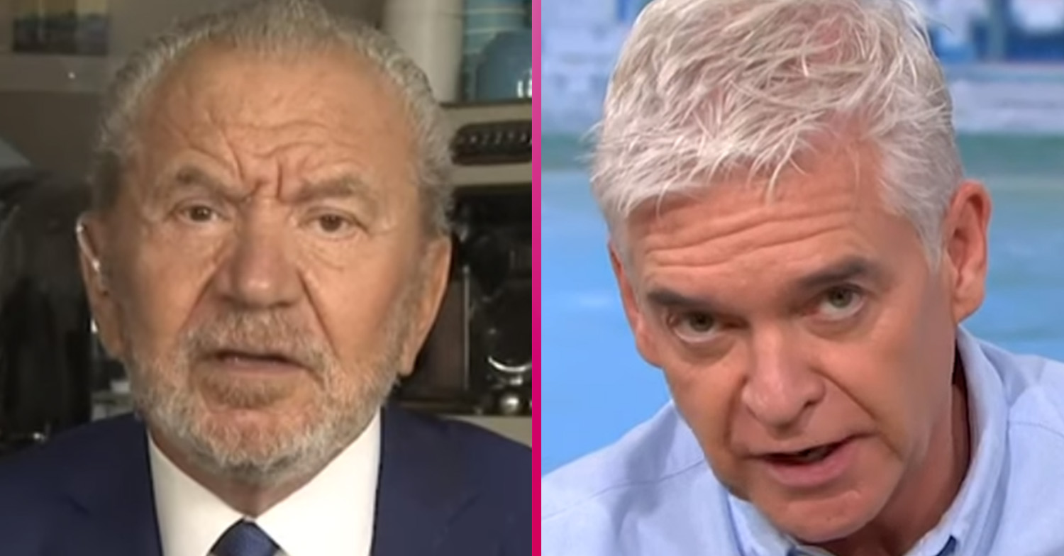 This Morning: Lord Sugar and Phillip Schofield