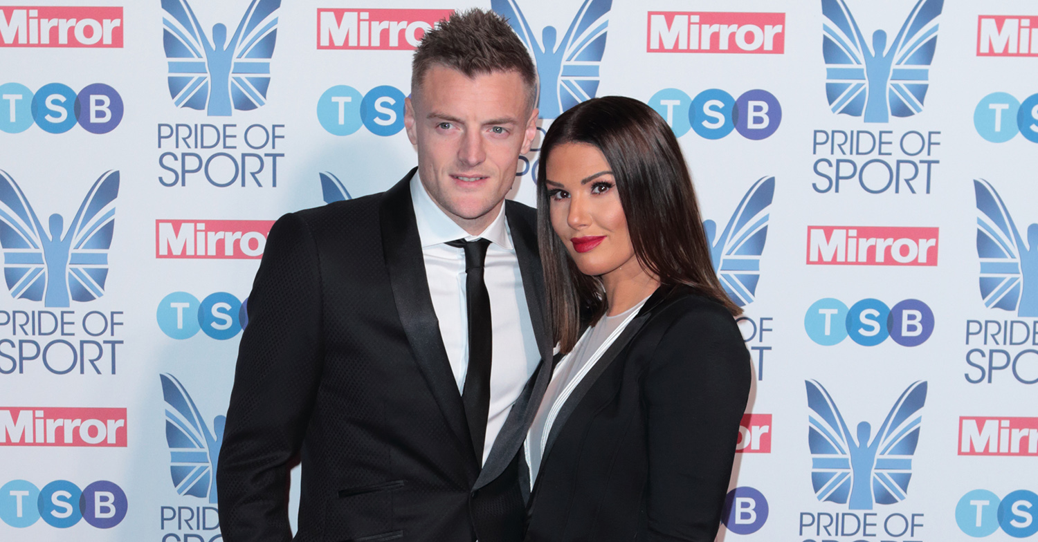 Rebekah Vardy with husband Jamie Vardy