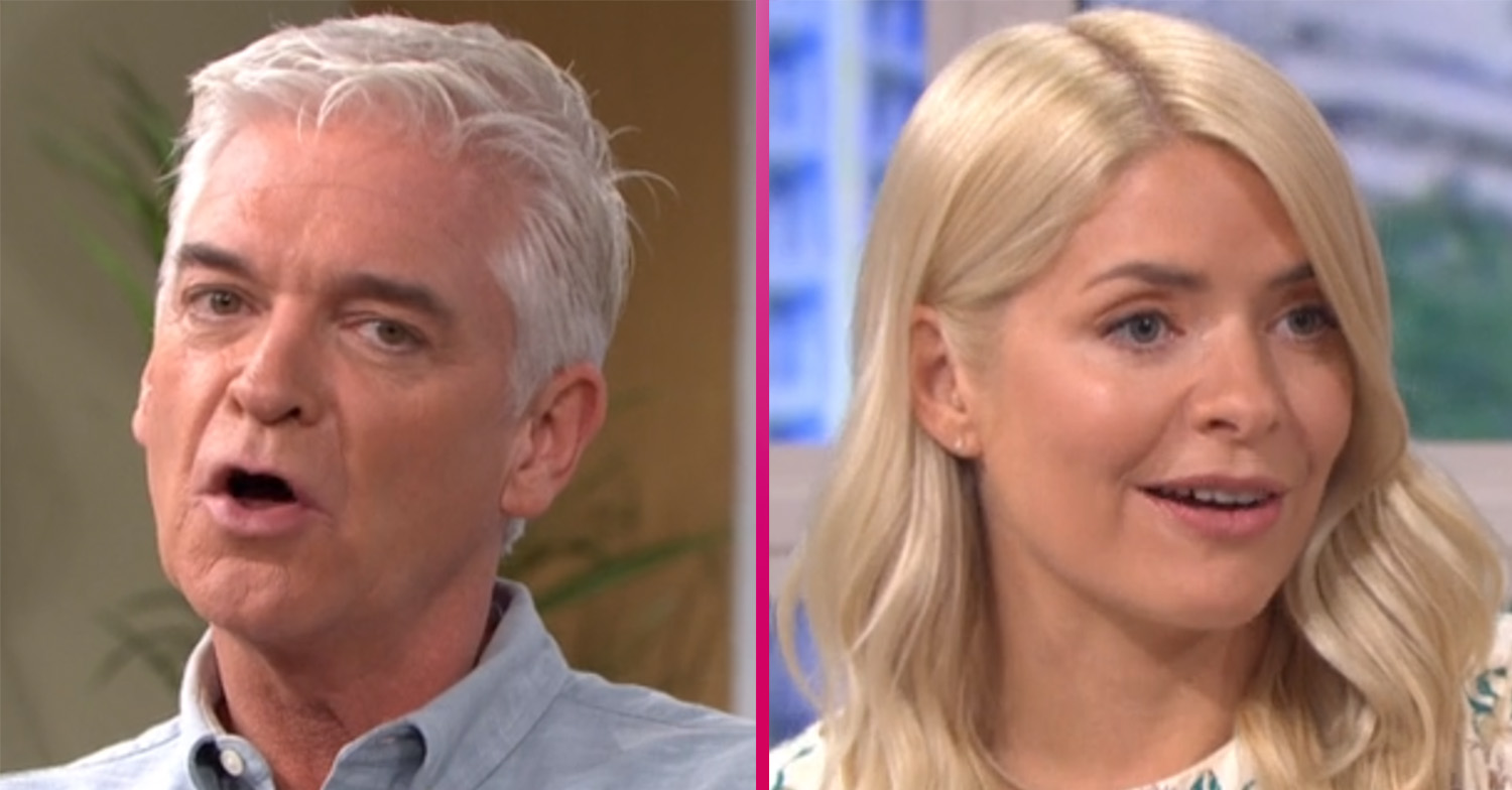 Phillip Schofield and holly Willoughby on This Morning