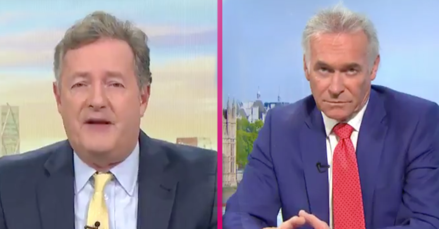 Piers Morgan Dr Hilary GMB