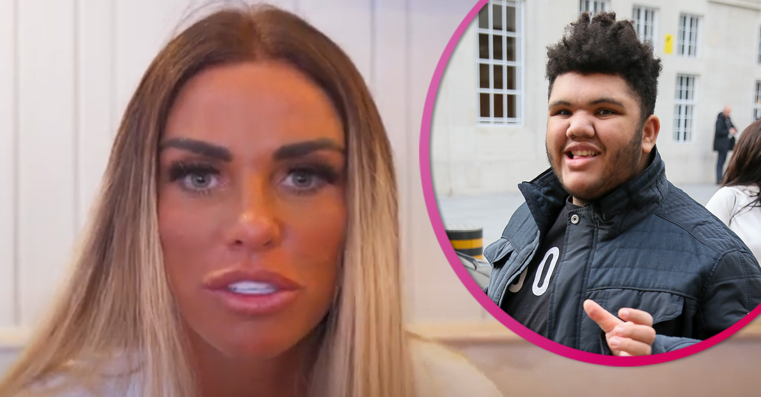 Katie Price and son Harvey