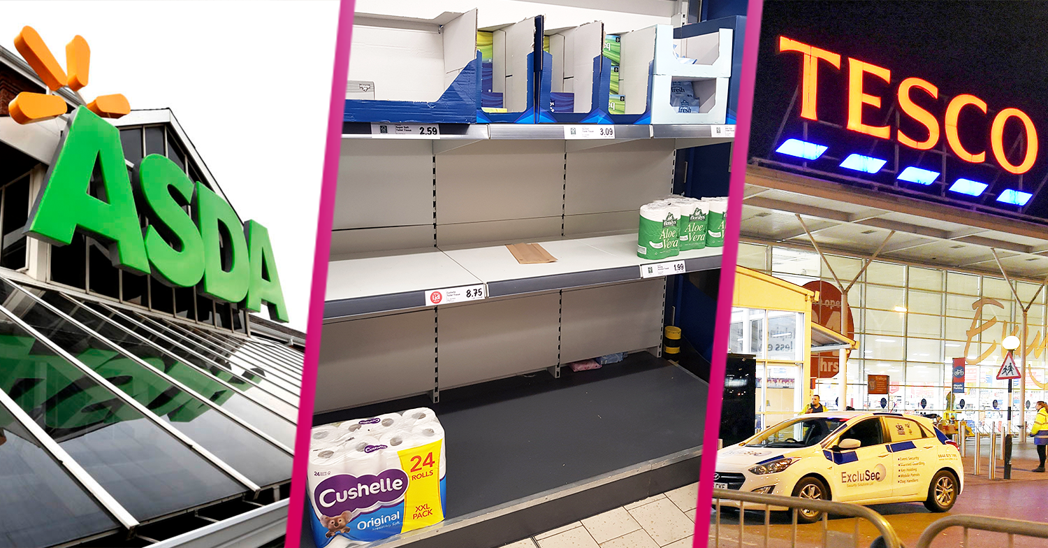 supermarkets panic buying