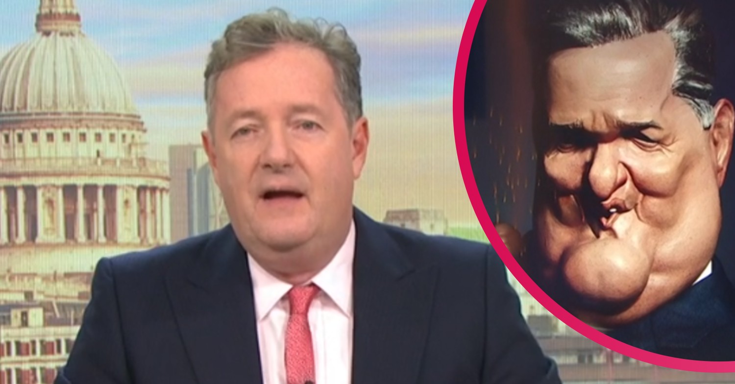 Piers Morgan Spitting Image puppet GMB