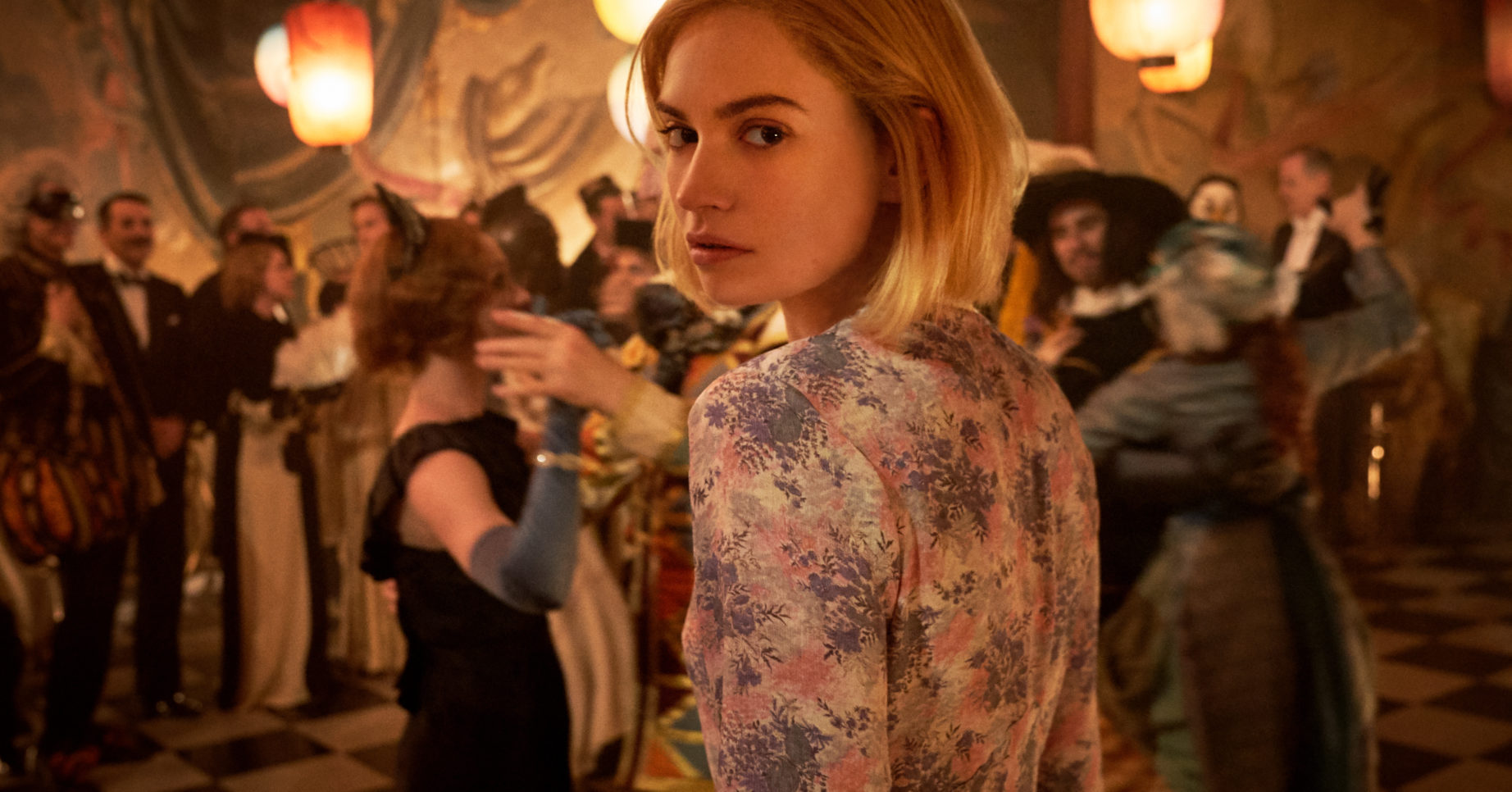 Lily James in Netflix's Rebecca