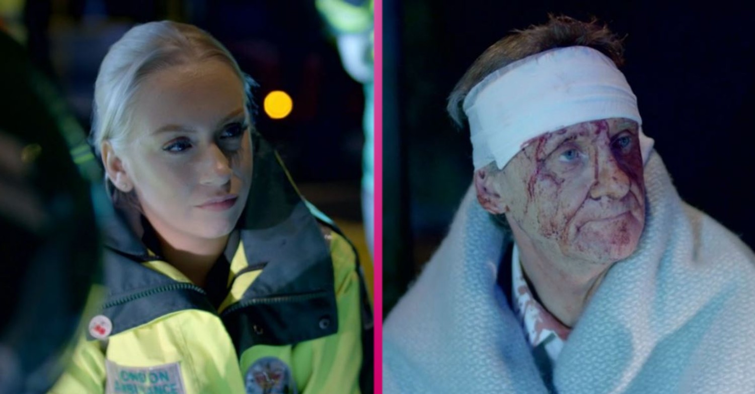 Ambulance BBC bus crash