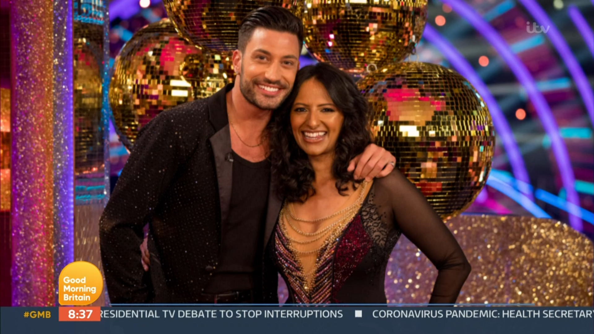 Giovanni Pernice and Ranvir Singh on Strictly 