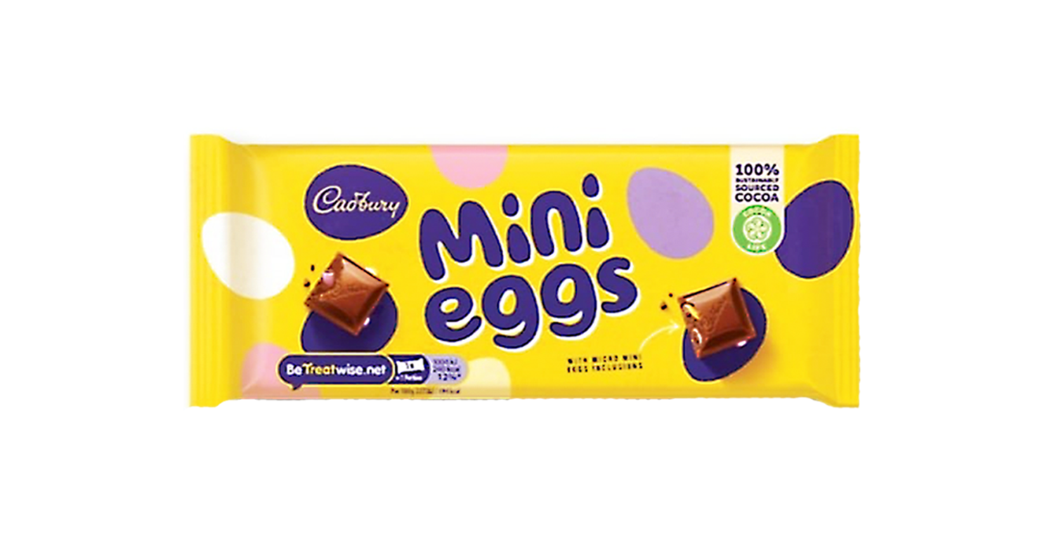 mini eggs bar