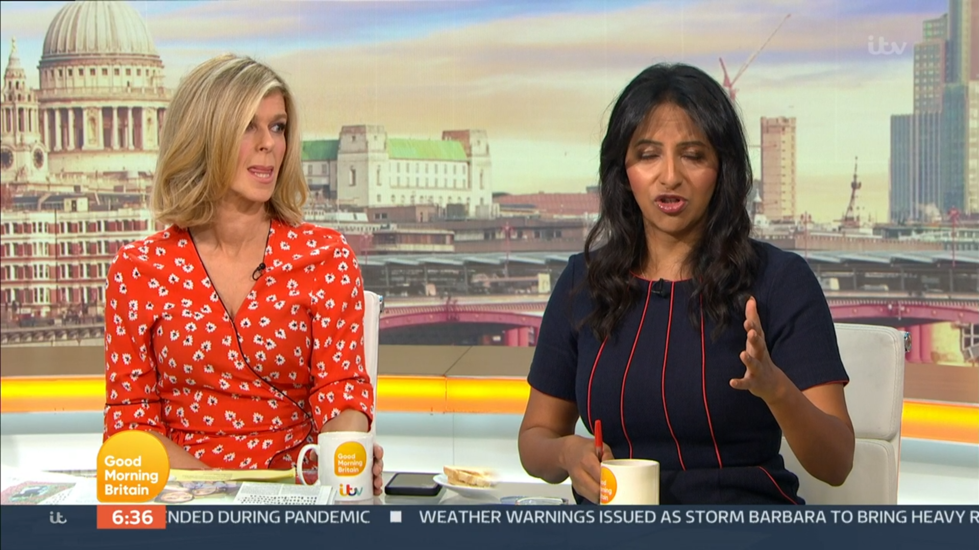 Kate and Ranvir on GMB