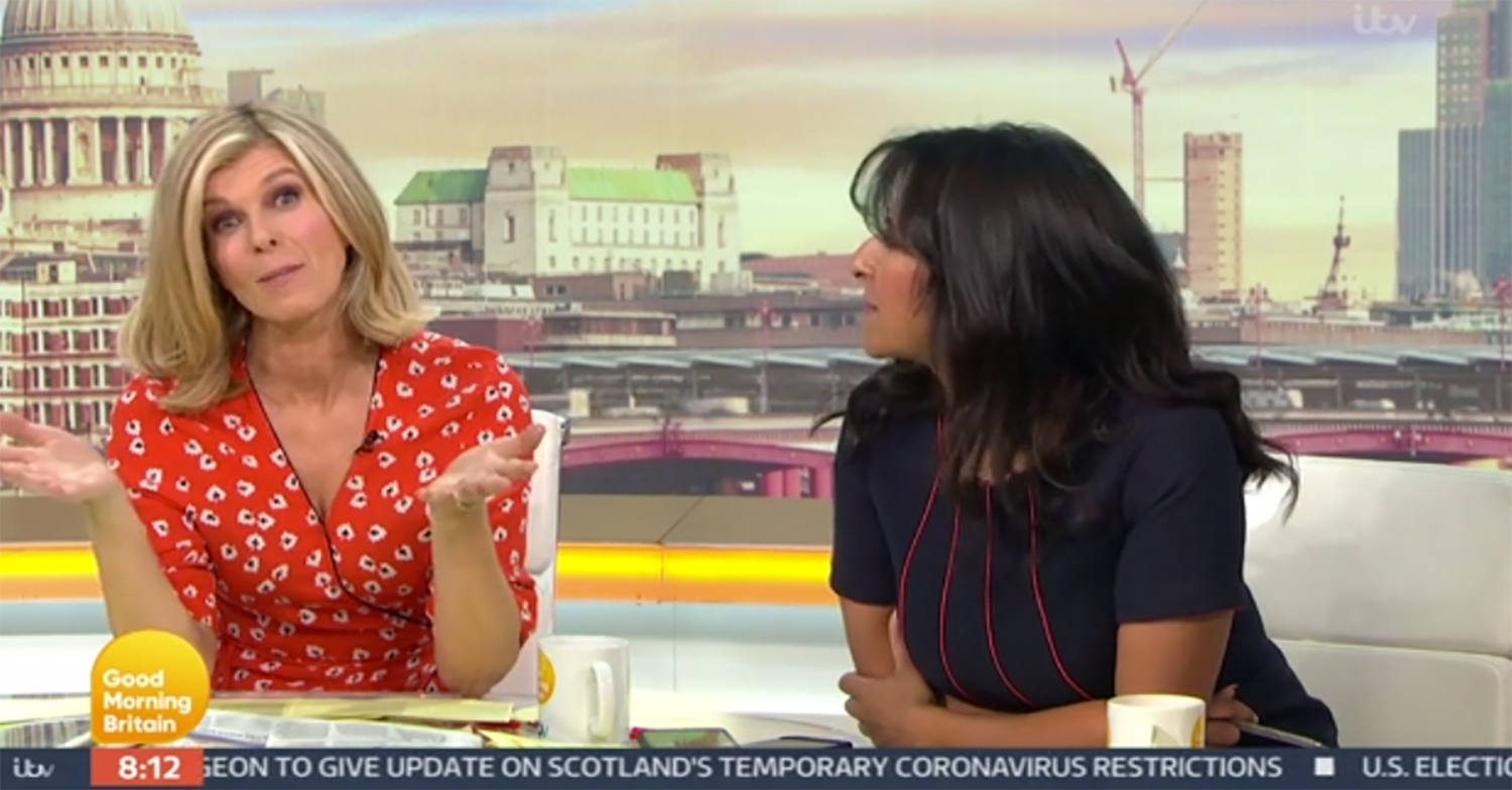 Kate Garraway on GMB