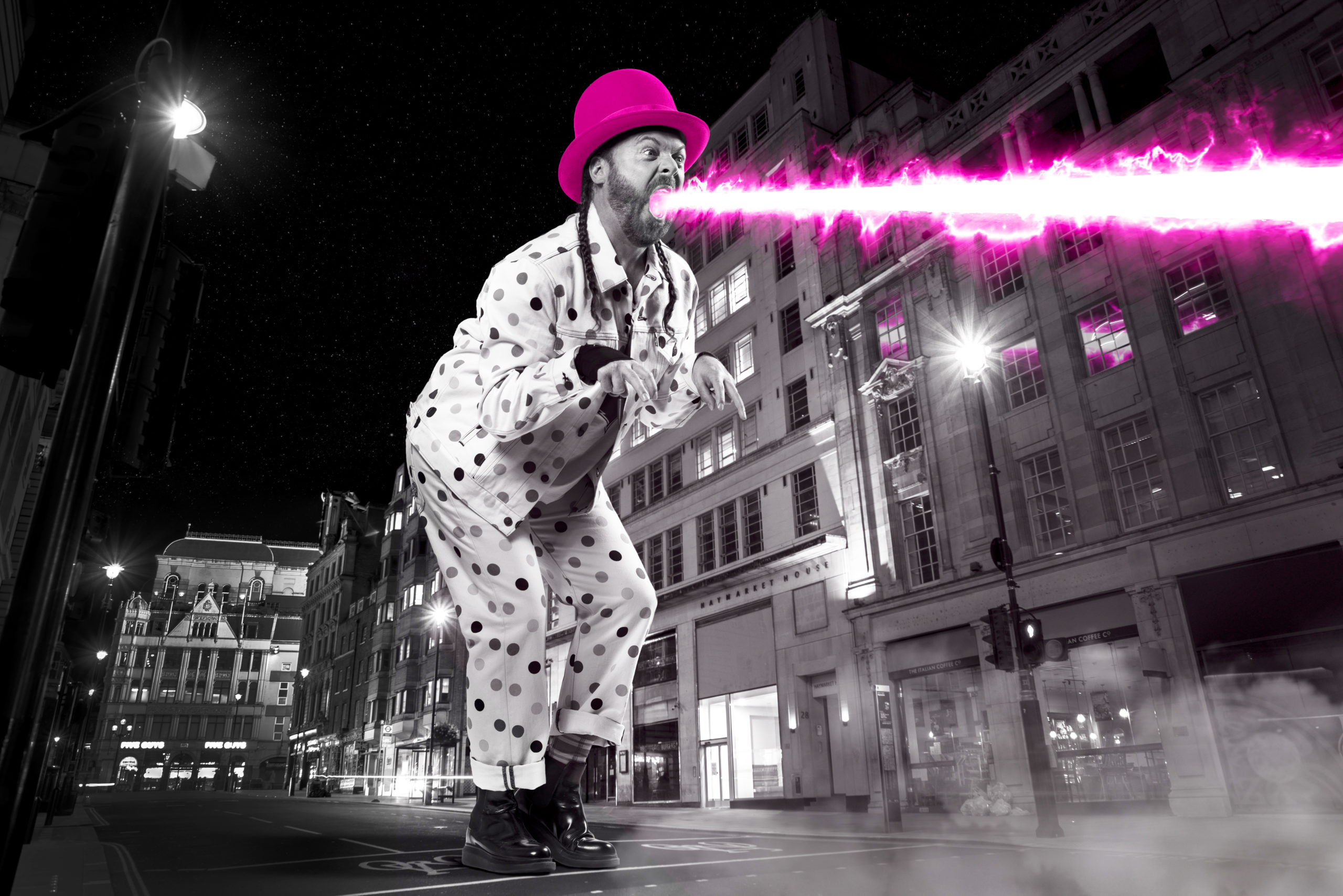 Keith Lemon promo shot for Celebrity Juice