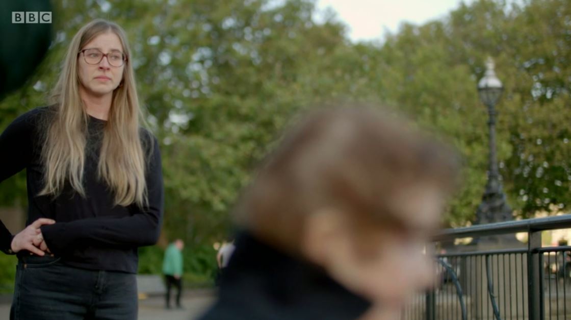 The bystander looking concerned on Ambulance