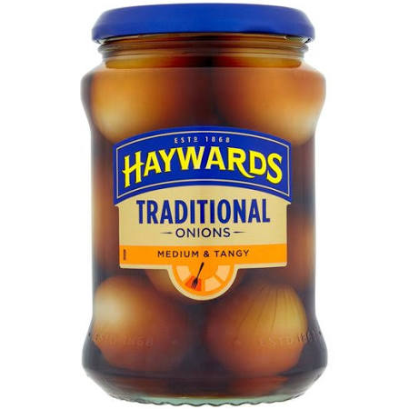 jar of Haywards pickled onions from sainsbury's
