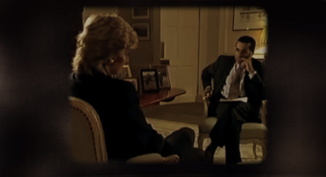 Princess Diana with Martin Bashir on BBC's Panorama