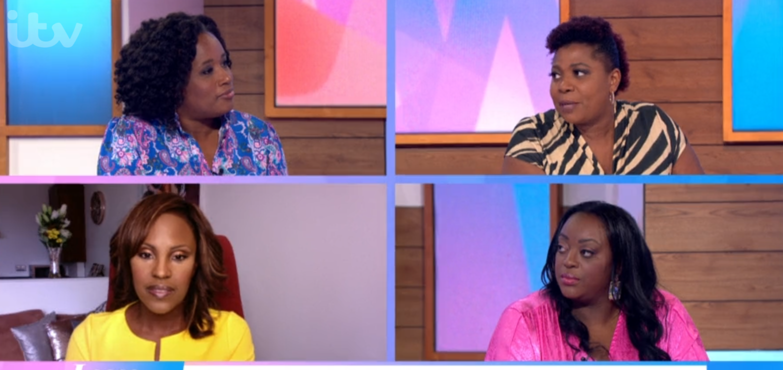 Loose Women panel - Charlene White, Brenda Edwards, Kelle Bright and Judi Love