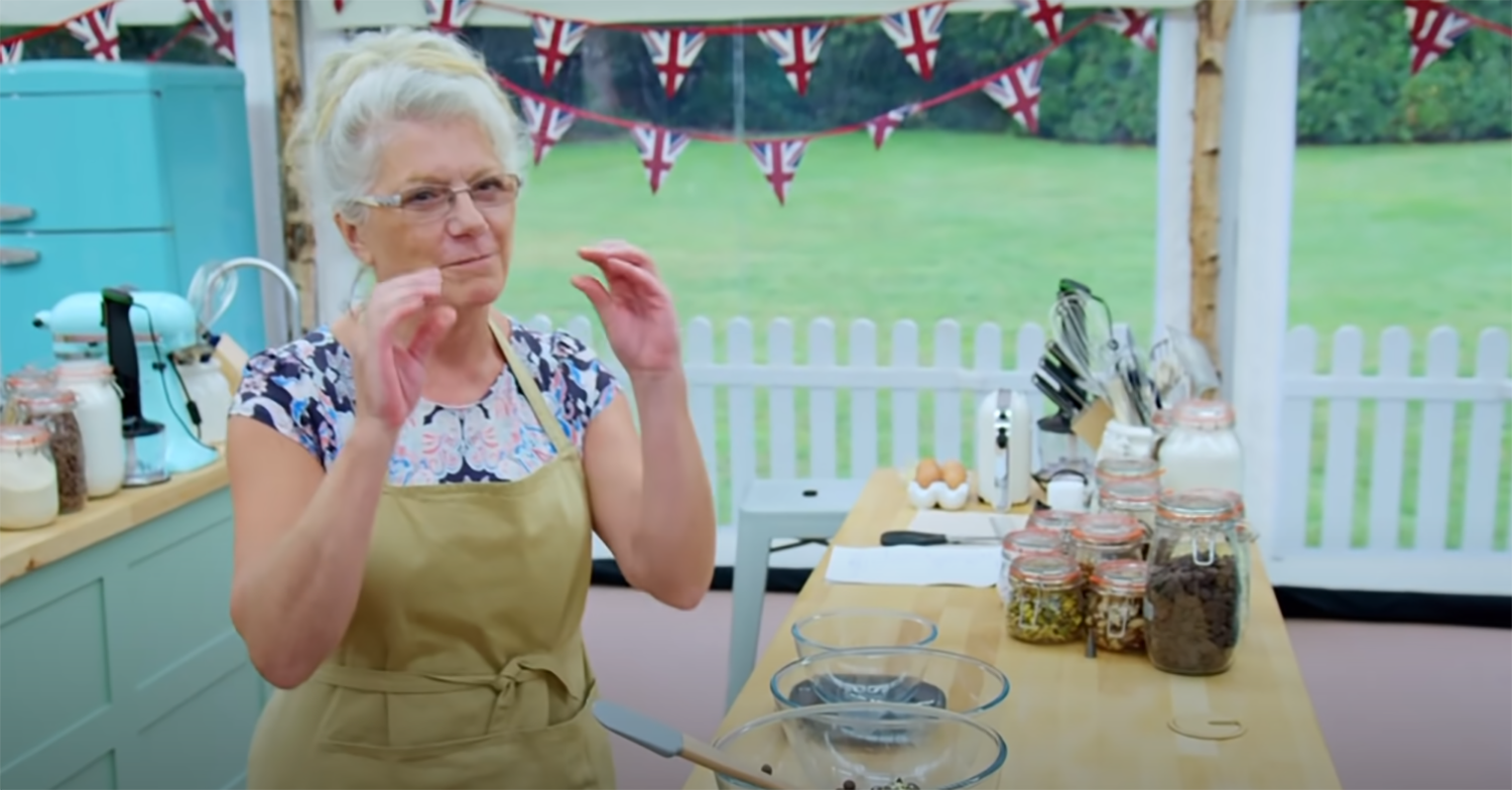 Linda Rayfield on Bake Off