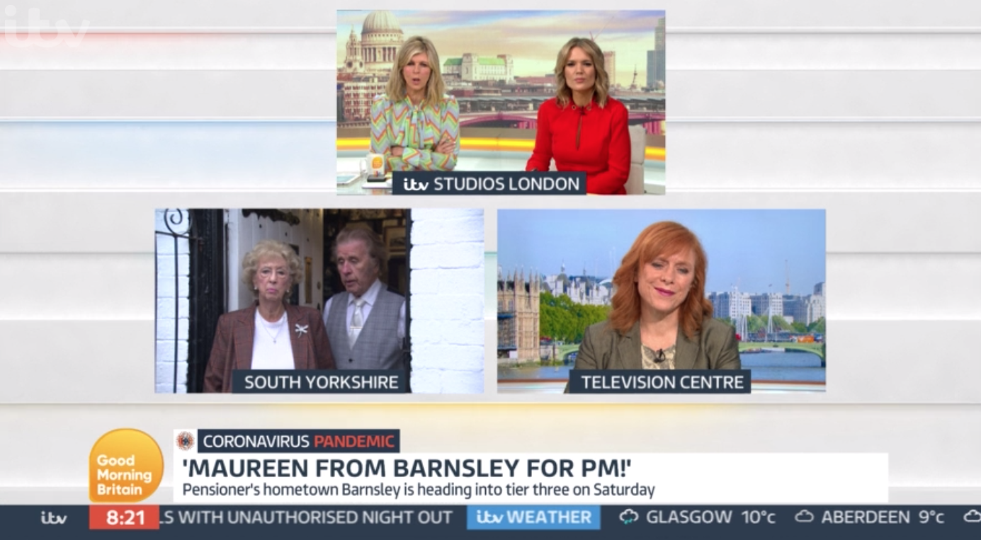 Maureen Eames appears on GMB