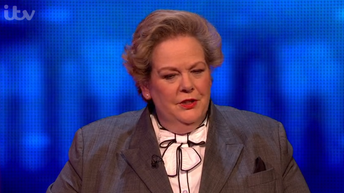 The Chase chaser Anne Hegerty