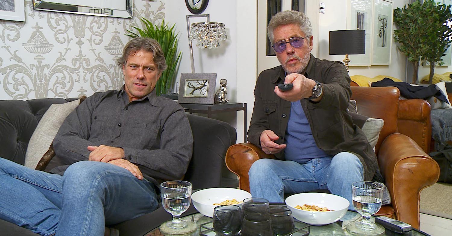 John Bishop and Roger Daltrey on Celebrity Gogglebox