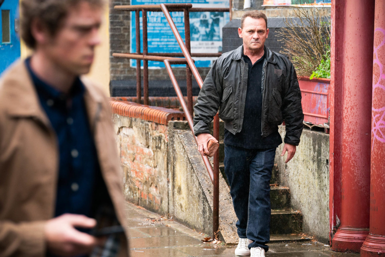 Billy goes to attack Paul in EastEnders