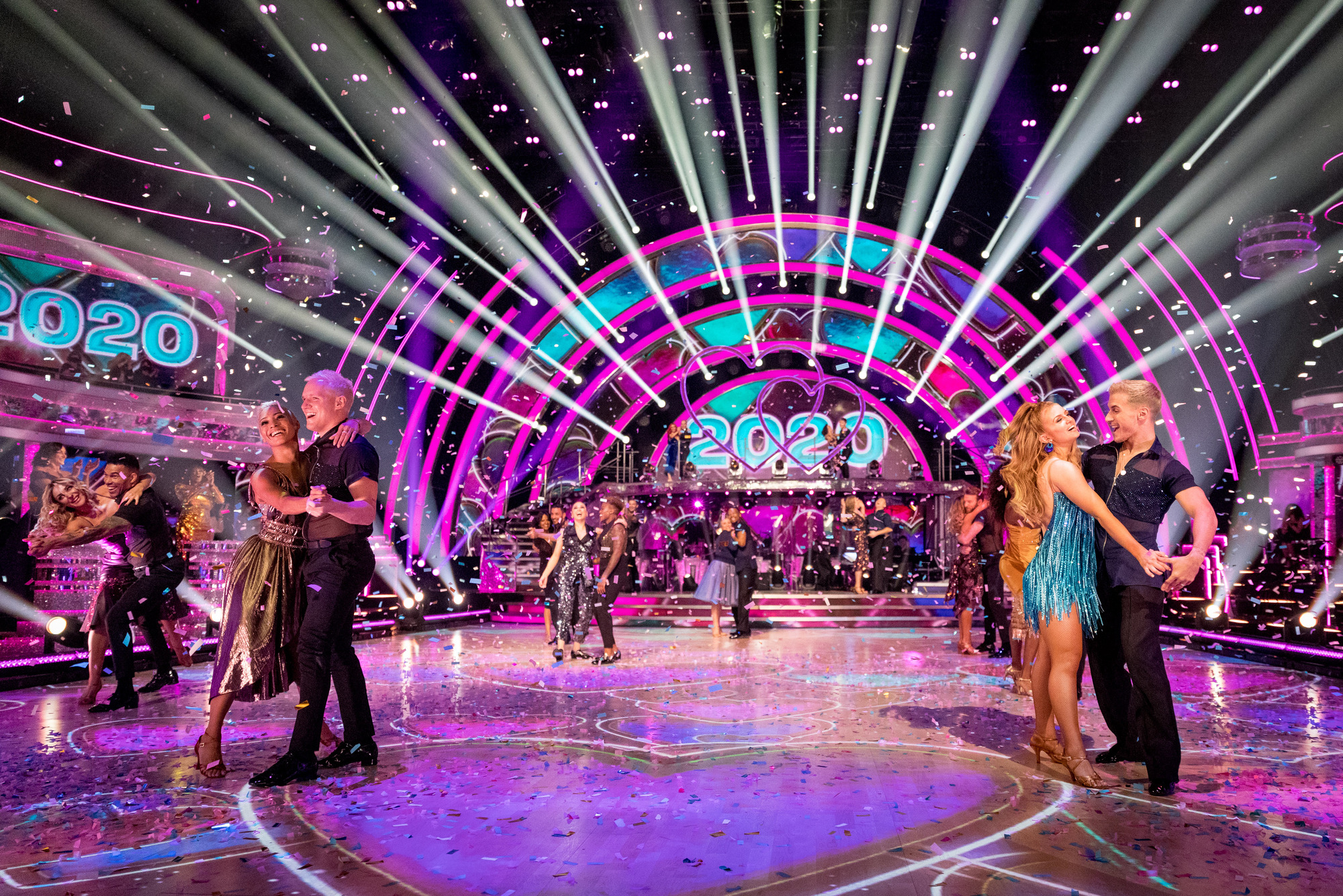 Couples dancing on new series of Strictly Come Dancing