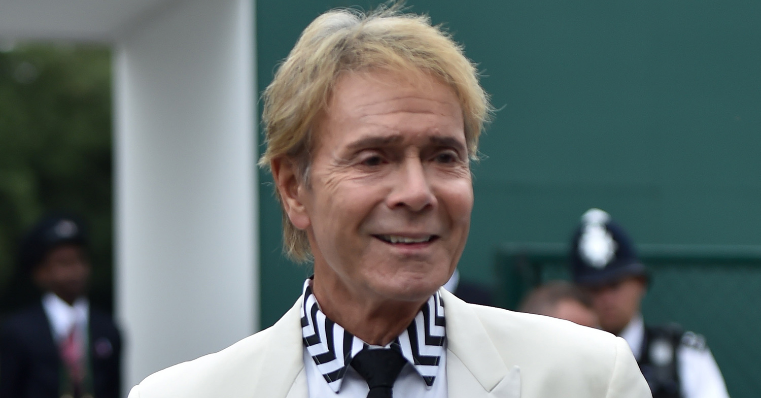 sir cliff richard at wimbledon in 2019