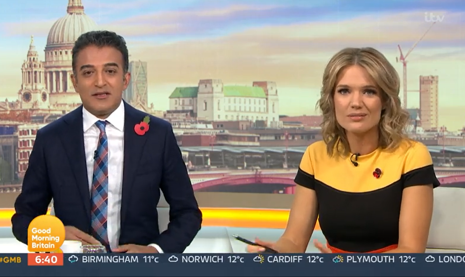 GMB's Adil and Charlotte on Monday