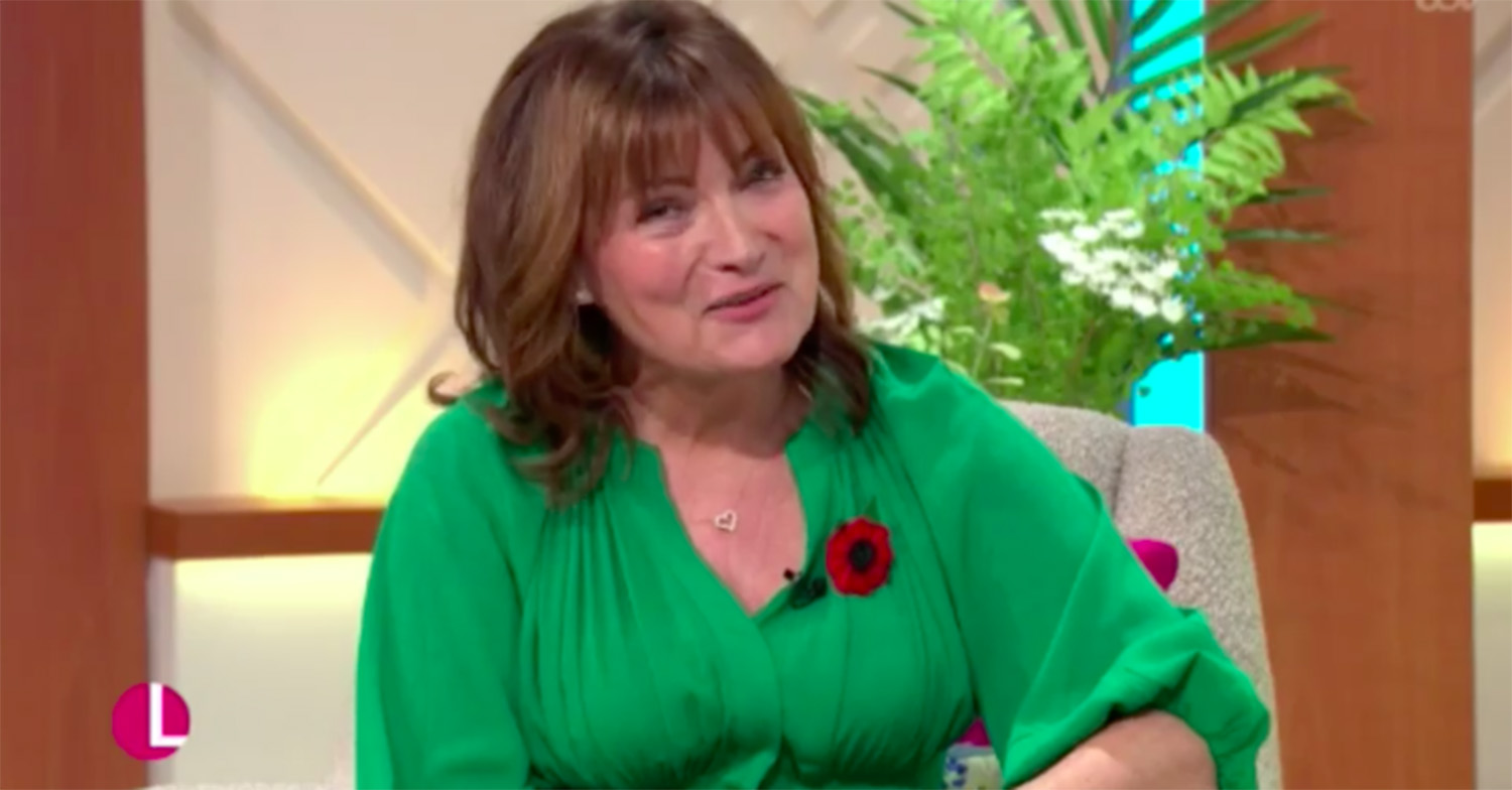 lorraine green dress on lorraine