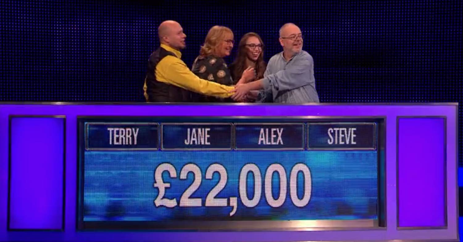Winning team on The Chase