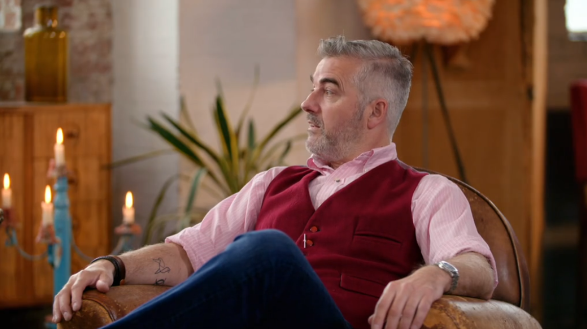 David looking surprised on Married At First Sight
