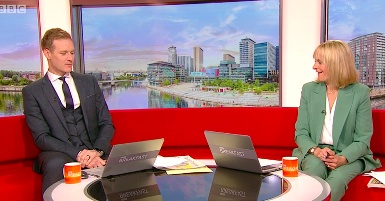 dan walker and louise minchin on bbc breakfast