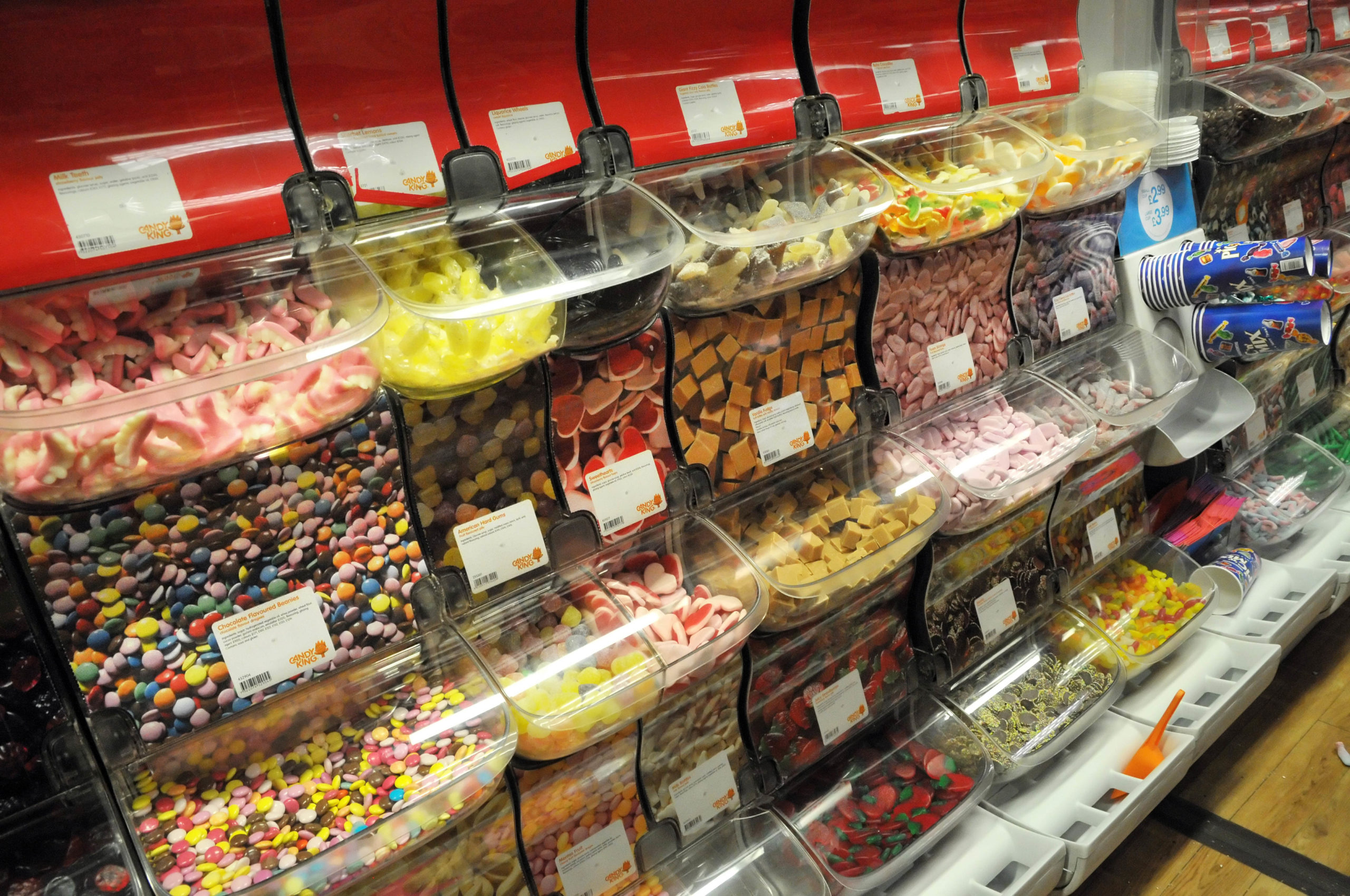 pick n mix pictured in store at Woolworths