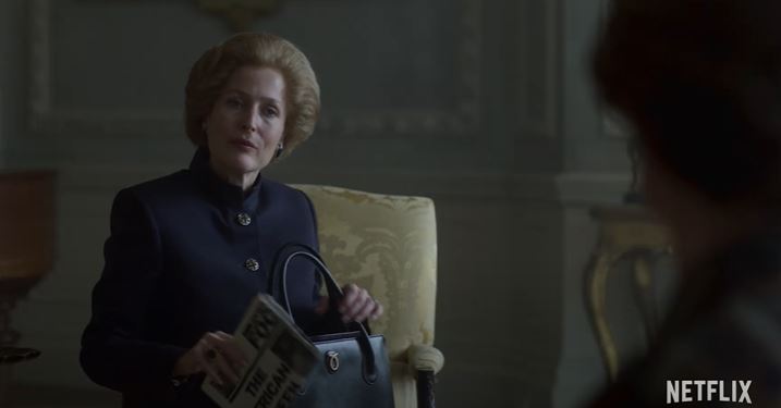 Gillian Anderson as Margaret Thatcher