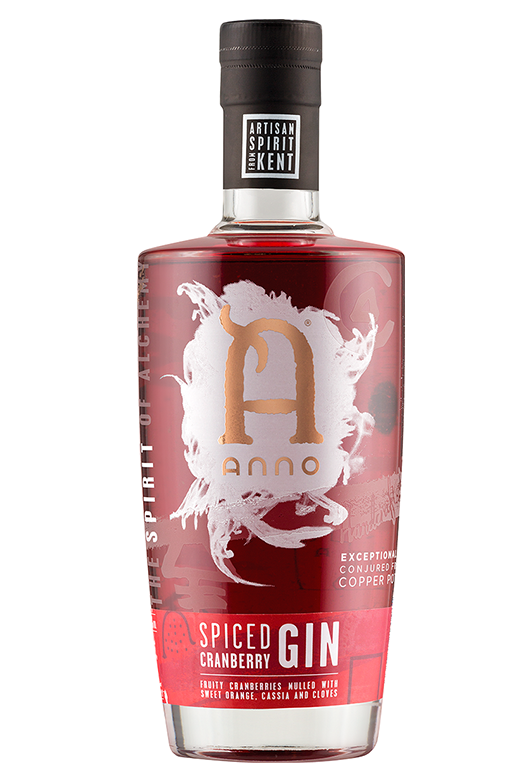 Lidl Cranberry Gin bottle