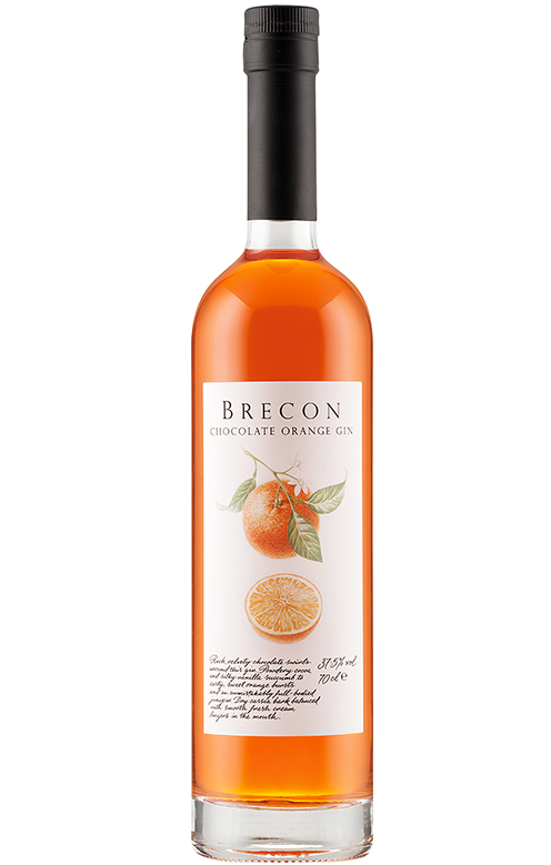 Bottle of Lidl chocolate orange gin