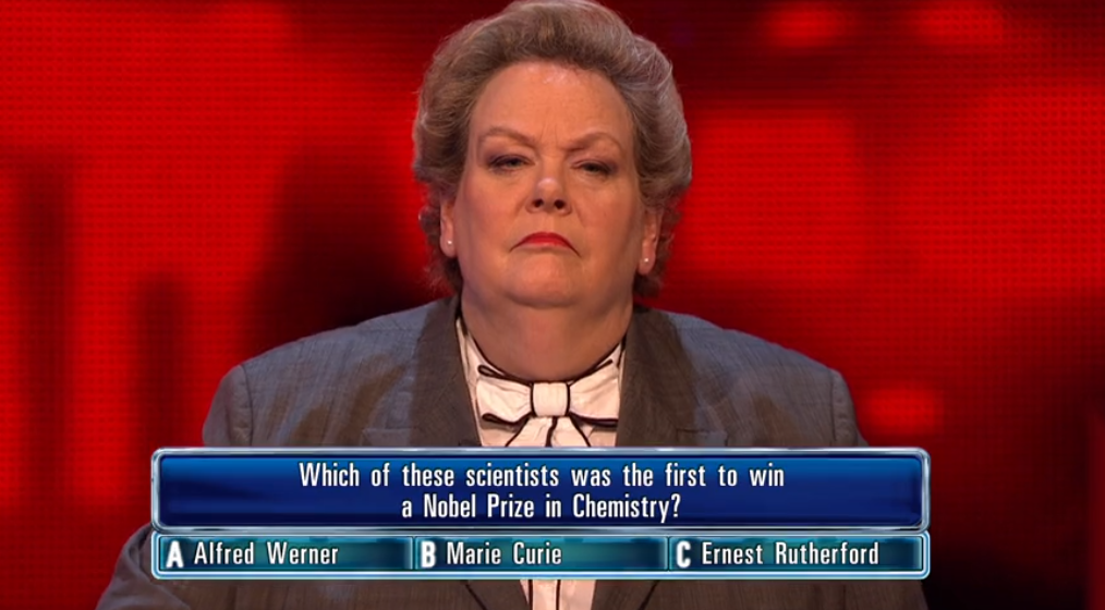 Anne Hegerty on The Chase