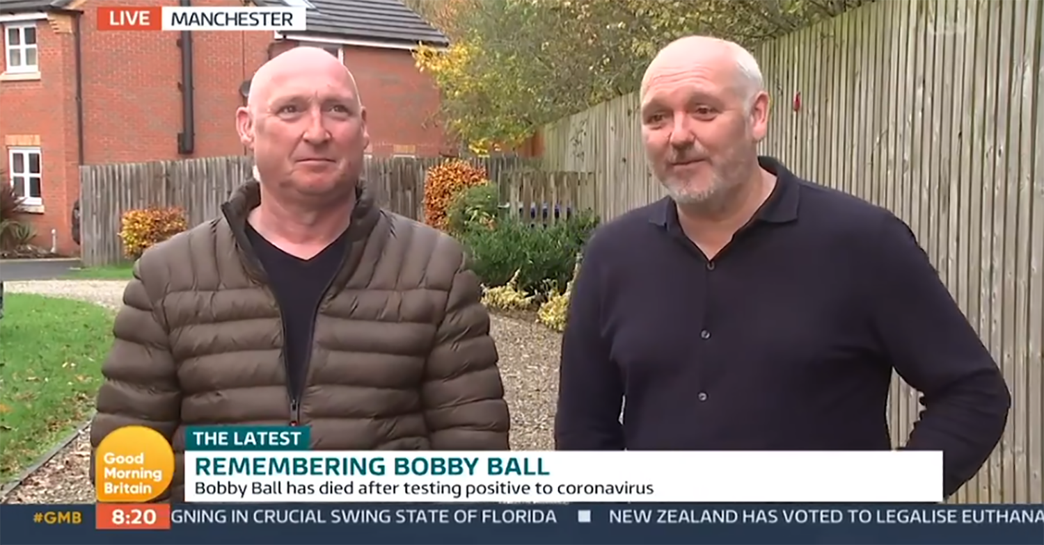 Bobby Ball sons on Good Morning Britain