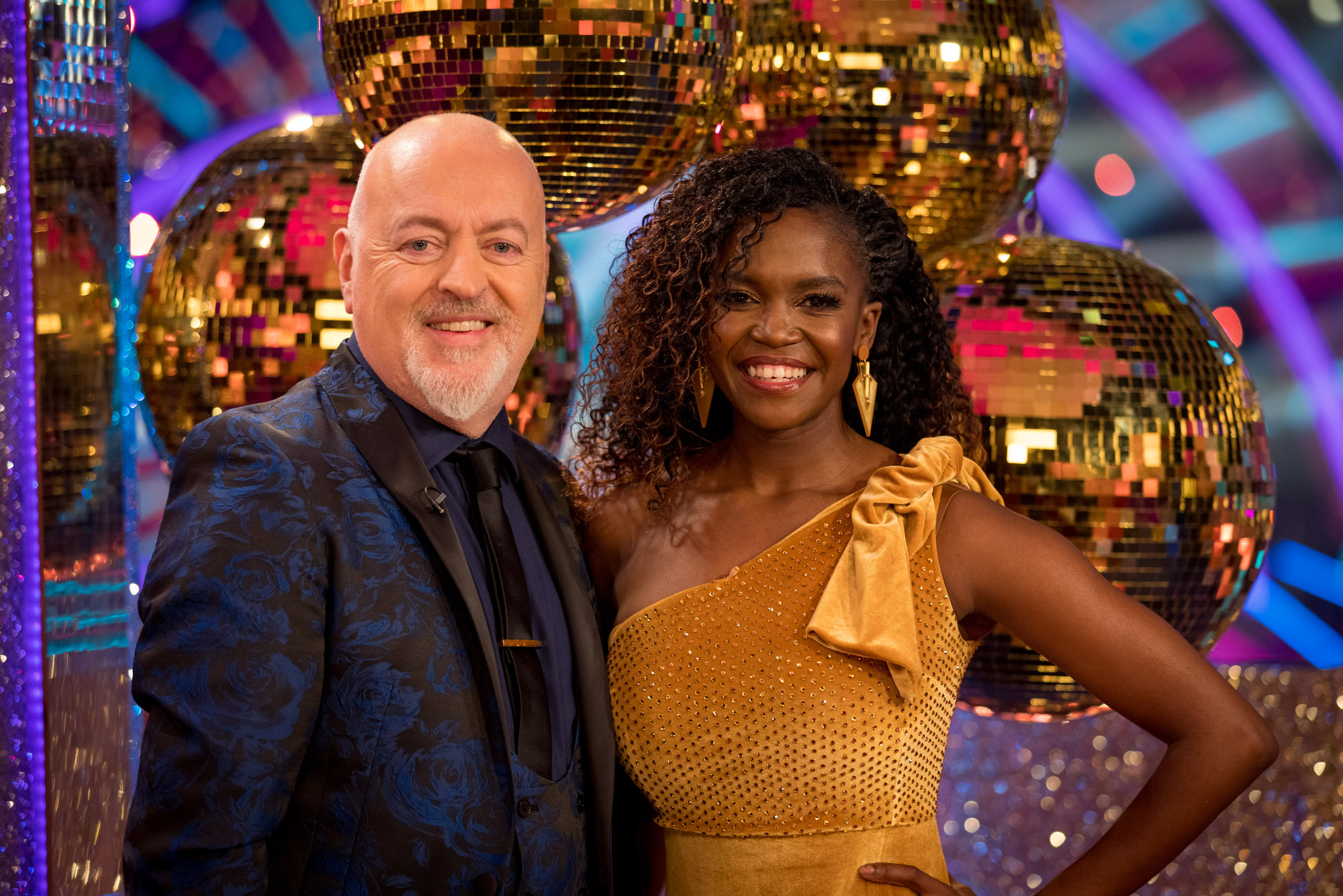 Bill Bailey on Strictly posing with Oti Mabuse