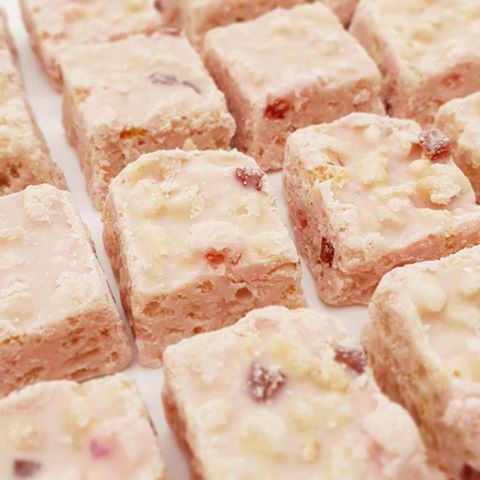 Percy Pig mini bites on a plate