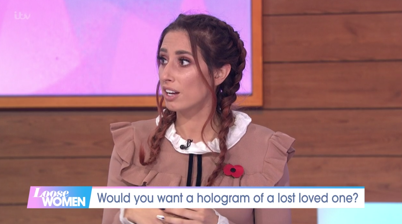 Stacey Solomon says Joe Swash struggles with grief