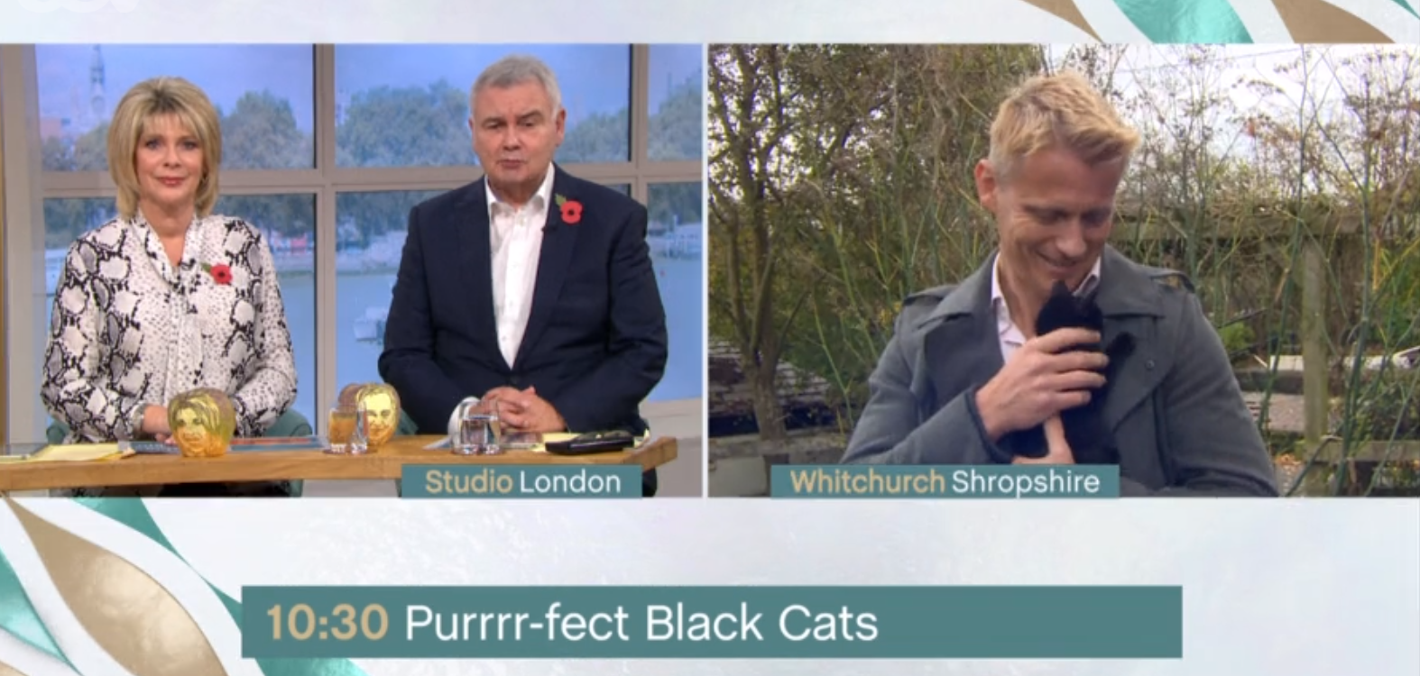 Ruth Langsford and Eamonn Holmes on This Morning