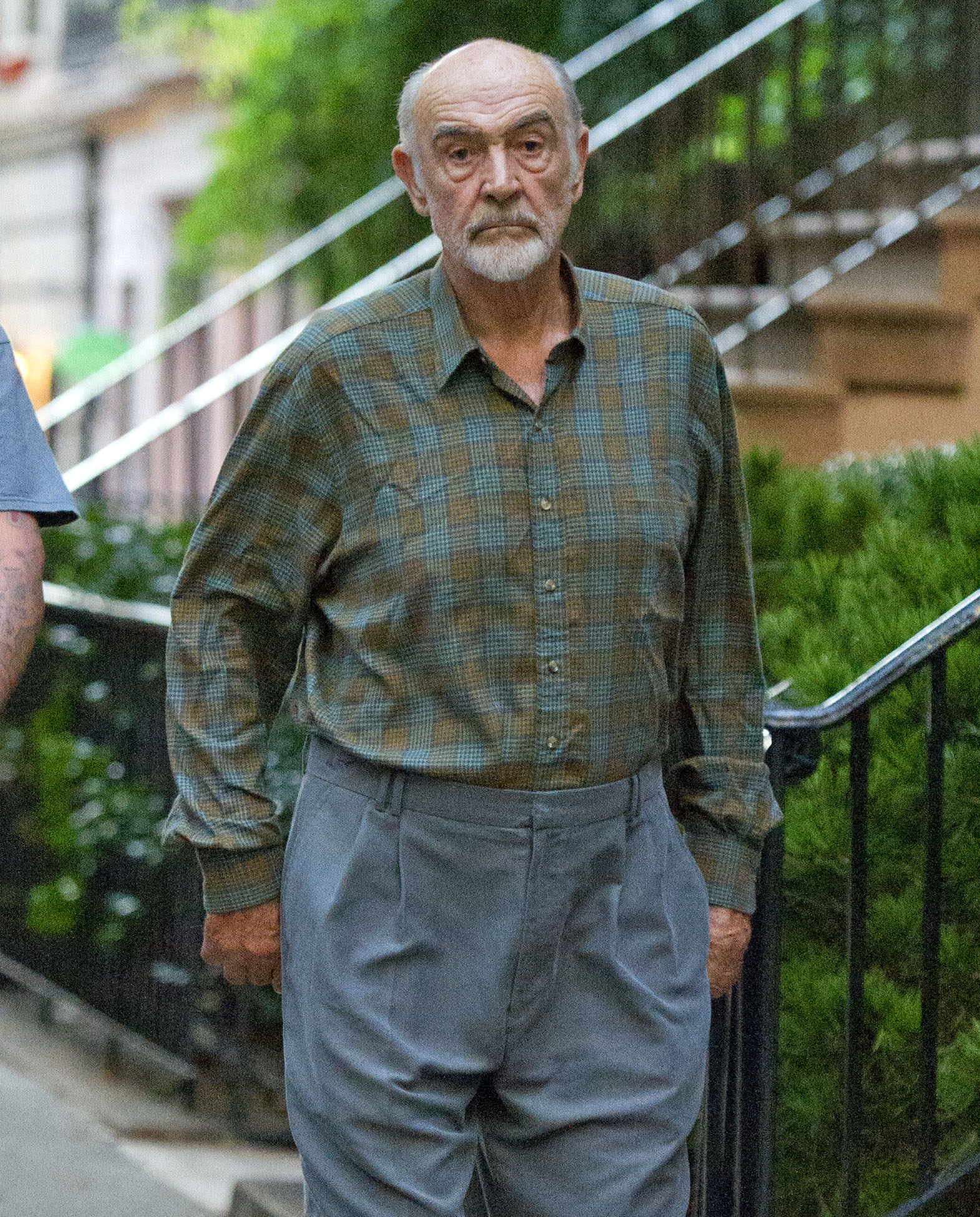 Sean Connery out walking