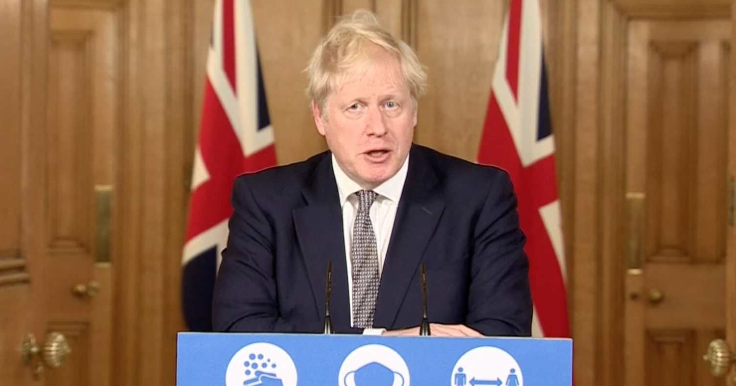 Lockdown Boris Johnson