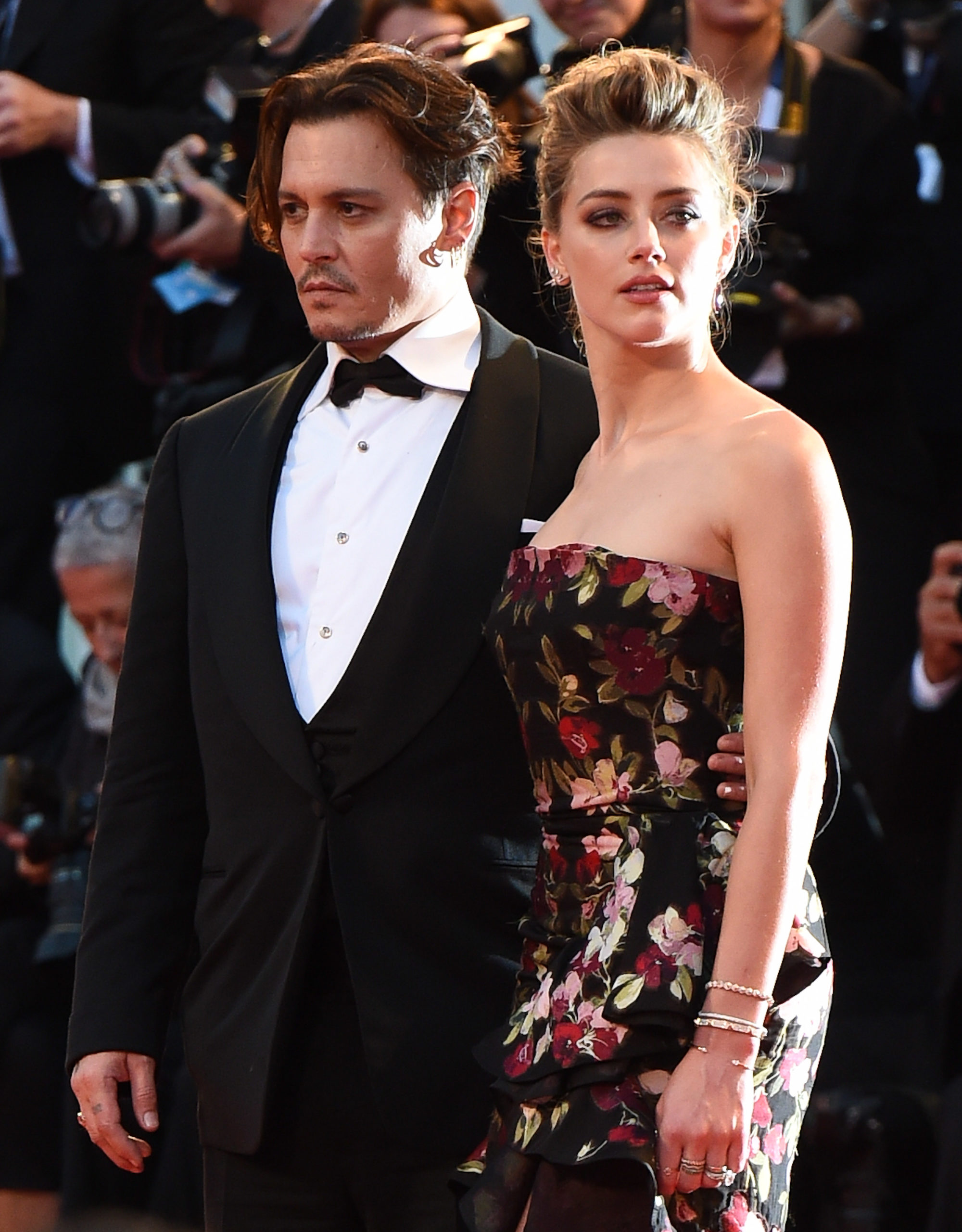Johnny Depp and Amber Heard at Venice Film Festival