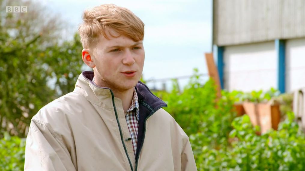 Harvey speaking on Countryfile