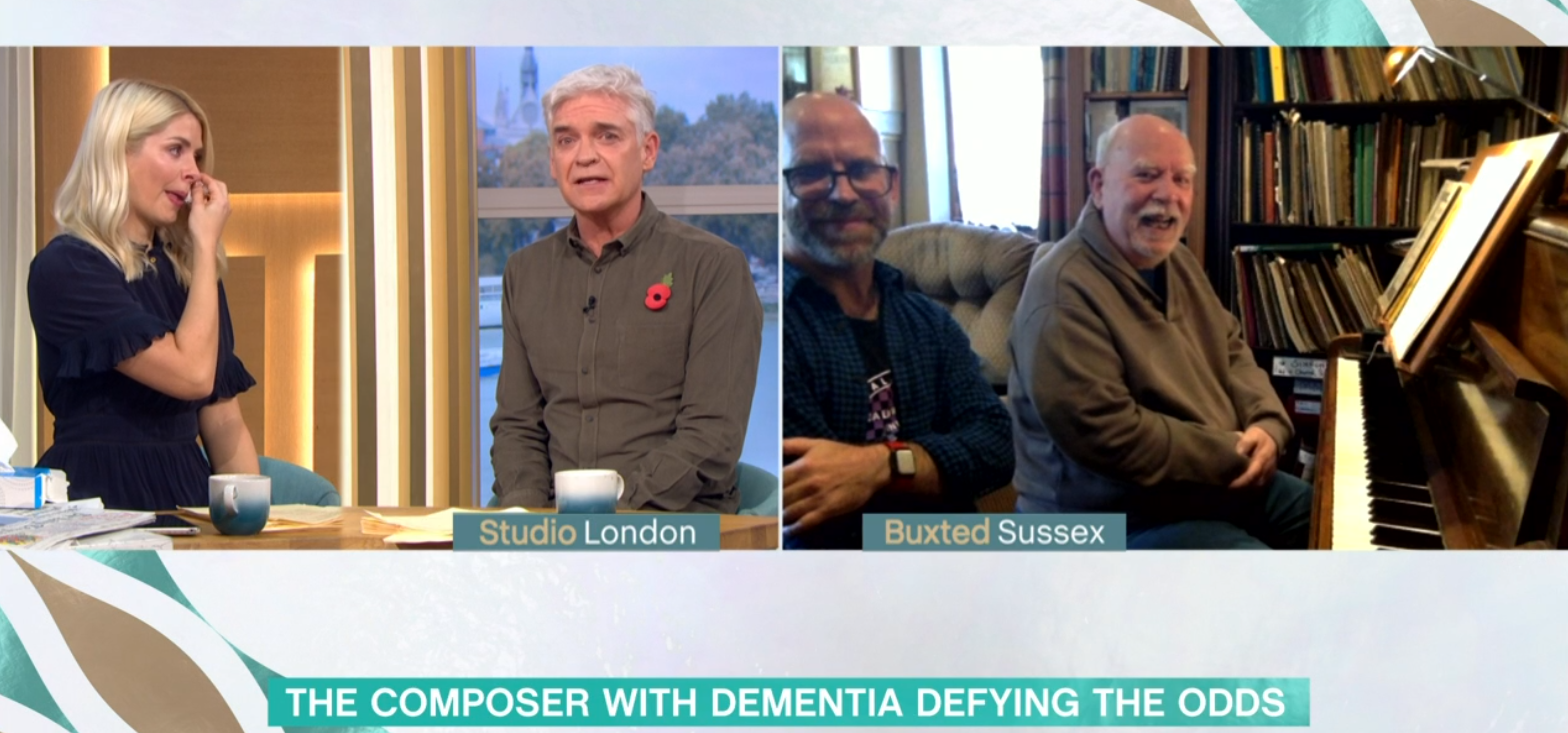 Composer with dementia makes Holly Willoughby cry on This Morning