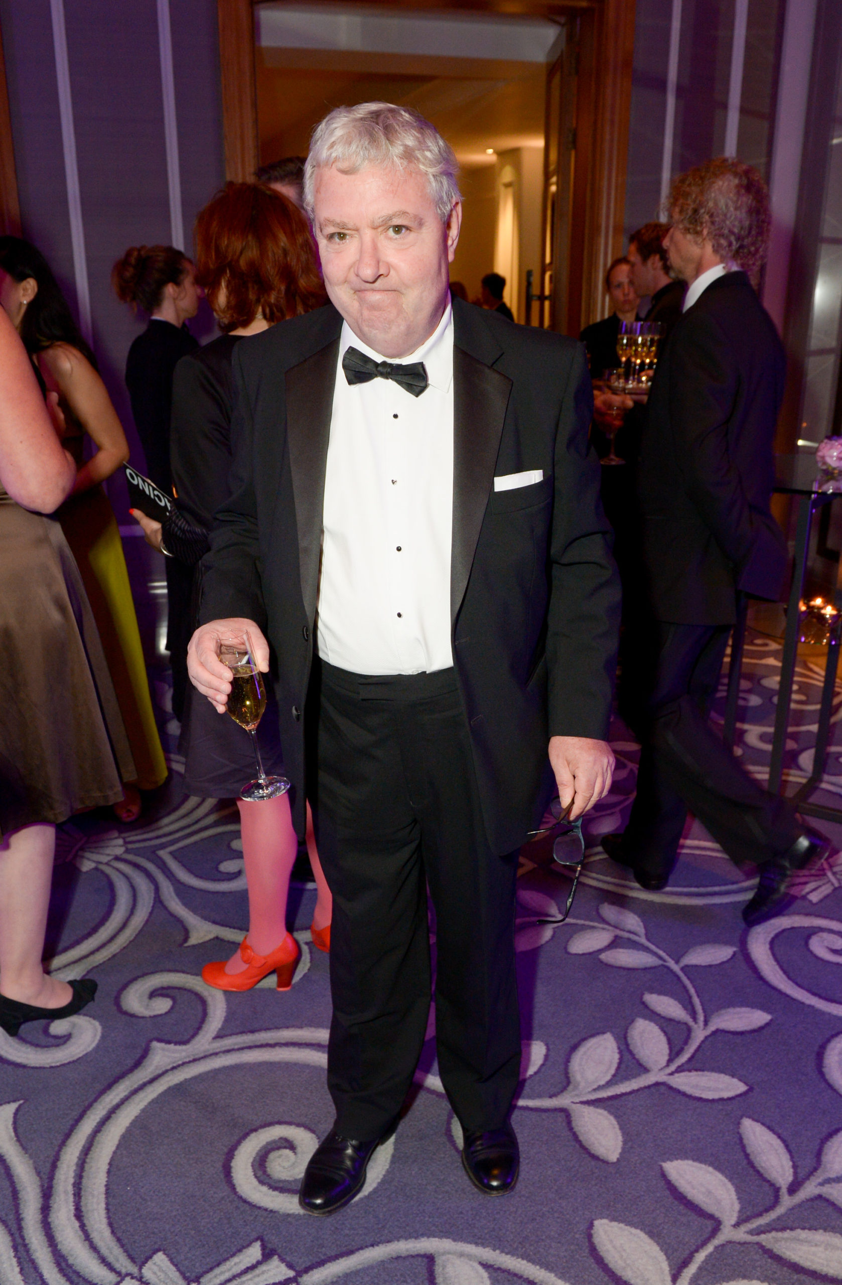 John Sessions wearing a bow tie