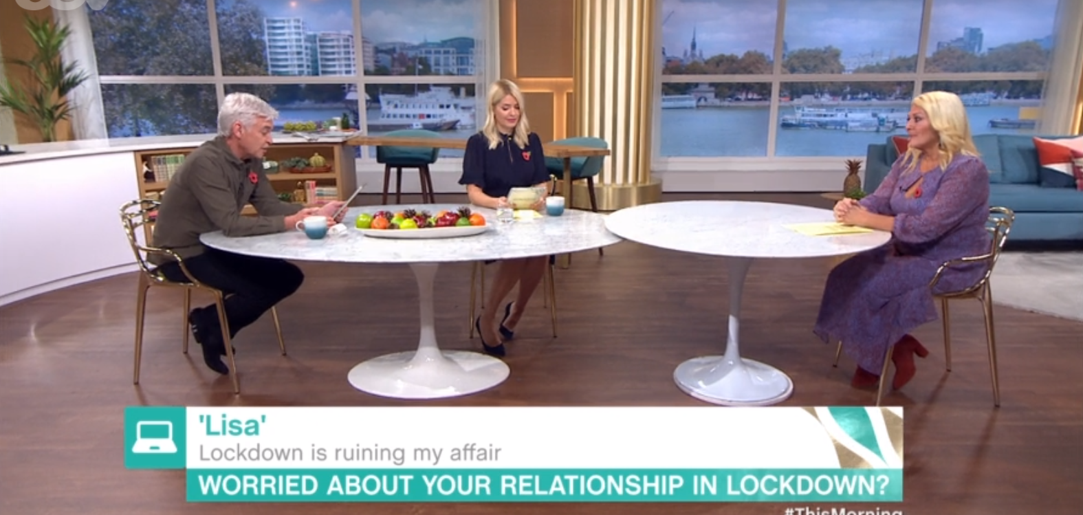 This Morning phone-in with Vanessa Feltz