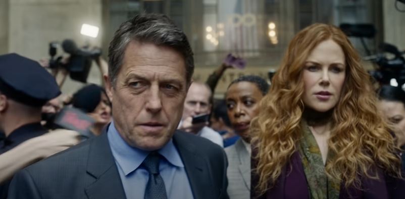 Hugh Grant and Nicole Kidman star as Jonathan and Grace Fraser in The Undoing (Credit: Sky Atlantic)