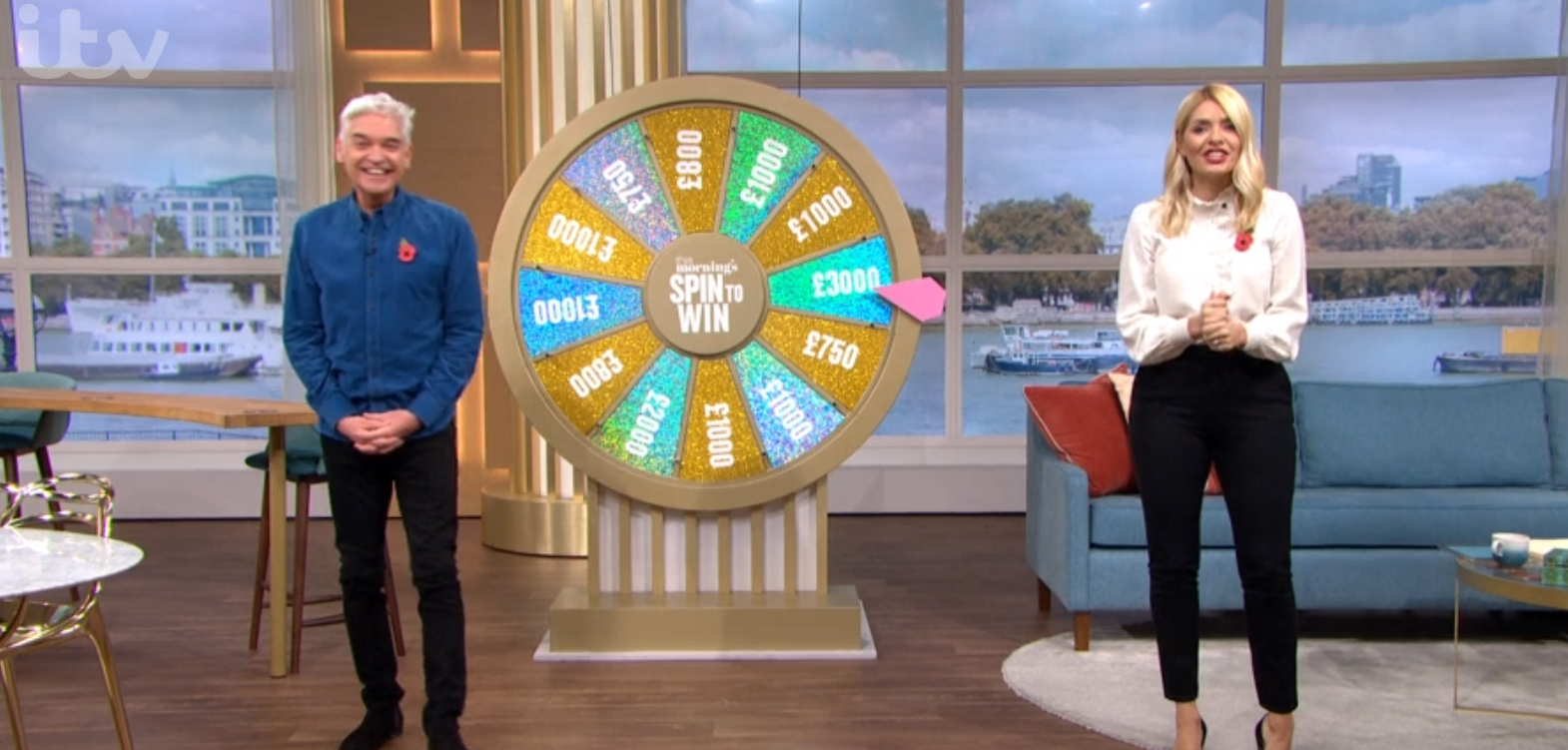 Phillip Schofield and Holly Willoughby on This Morning