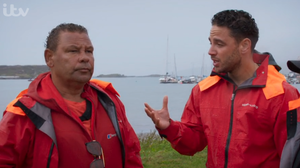Adam Thomas speaking to Craig Charles on Don't Rock The Boat